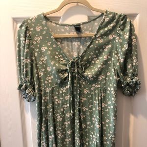 Green Floral Wild Fable Dress